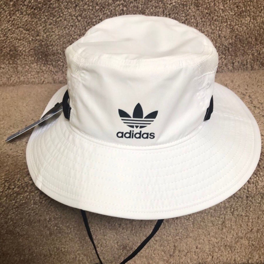 Adidas White Bucket Hat
